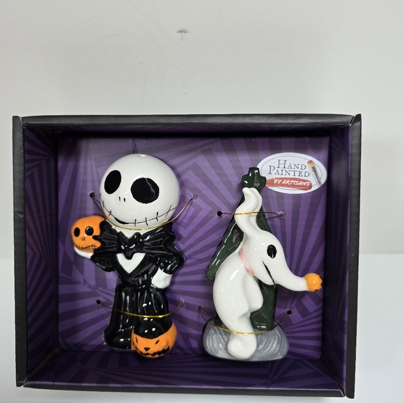 Disney Other - Disney NBC Jack Skellington Zero Salt Pepper Shakers NWT